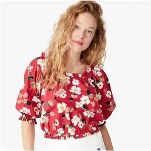 Kate Spade Botanical Garden Aperitif Crop Top